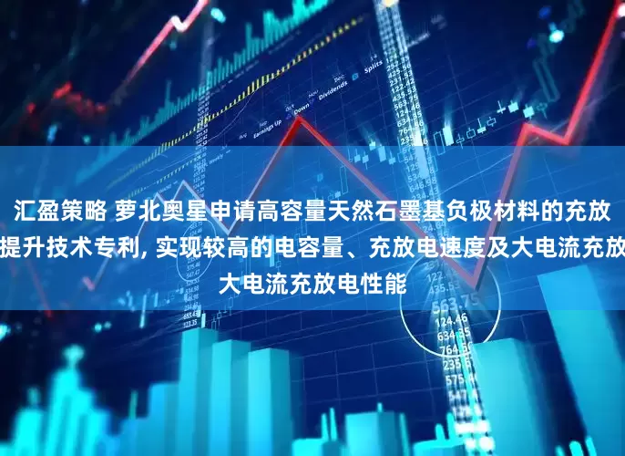 汇盈策略 萝北奥星申请高容量天然石墨基负极材料的充放电效率提升技术专利, 实现较高的电容量、充放电速度及大电流充放电性能