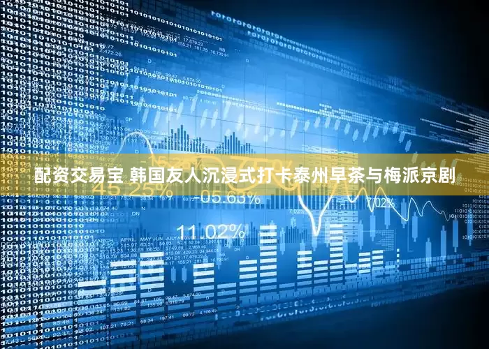 配资交易宝 韩国友人沉浸式打卡泰州早茶与梅派京剧
